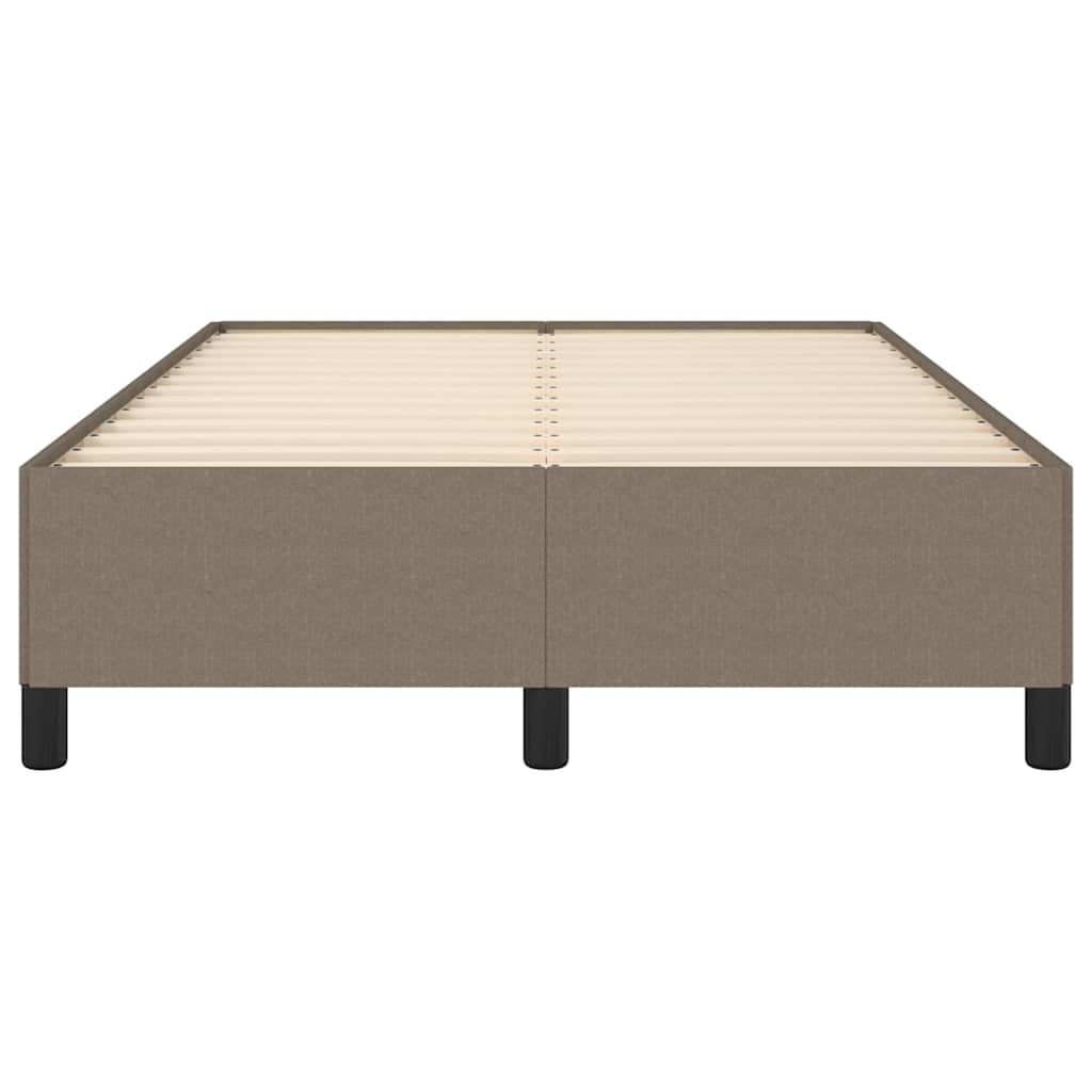 vidaXL Bedframe zonder matras 120x200 cm stof taupe, foto 4