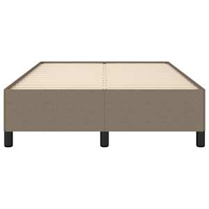 Rám postele bez matrace taupe 120 x 200 cm textil - obrázek 5