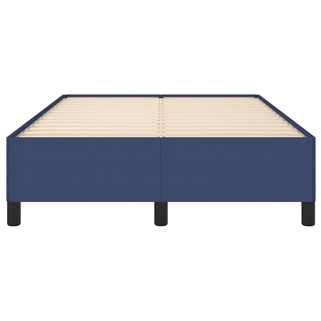 vidaXL Bedframe zonder matras 120x200 cm stof blauw, foto 4