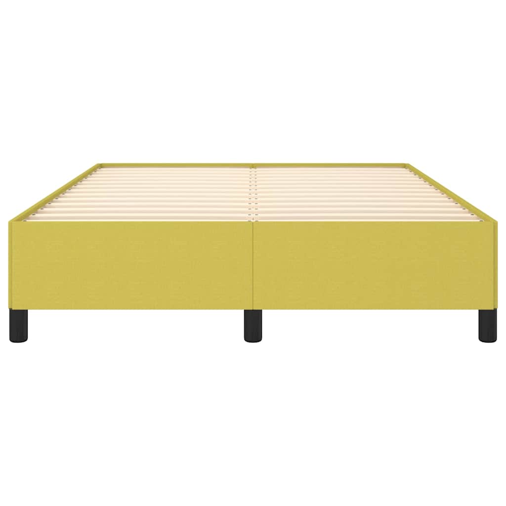 vidaXL Bedframe zonder matras 140x190 cm stof groen, foto 4
