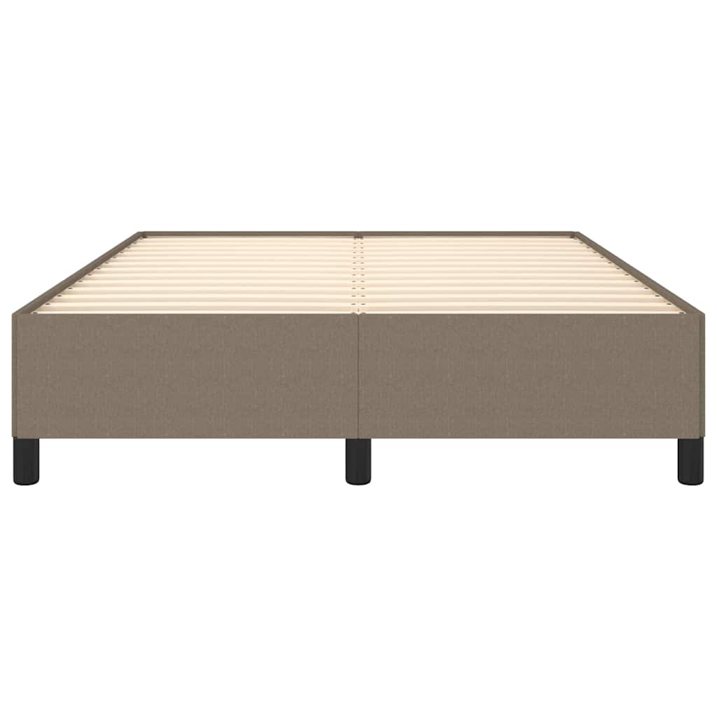 vidaXL Bedframe zonder matras stof taupe 140x200 cm, foto 4