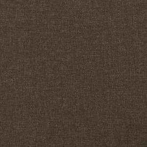 Rám postele bez matrace tmavě hnědý 180 x 200 cm textil - obrázek 8