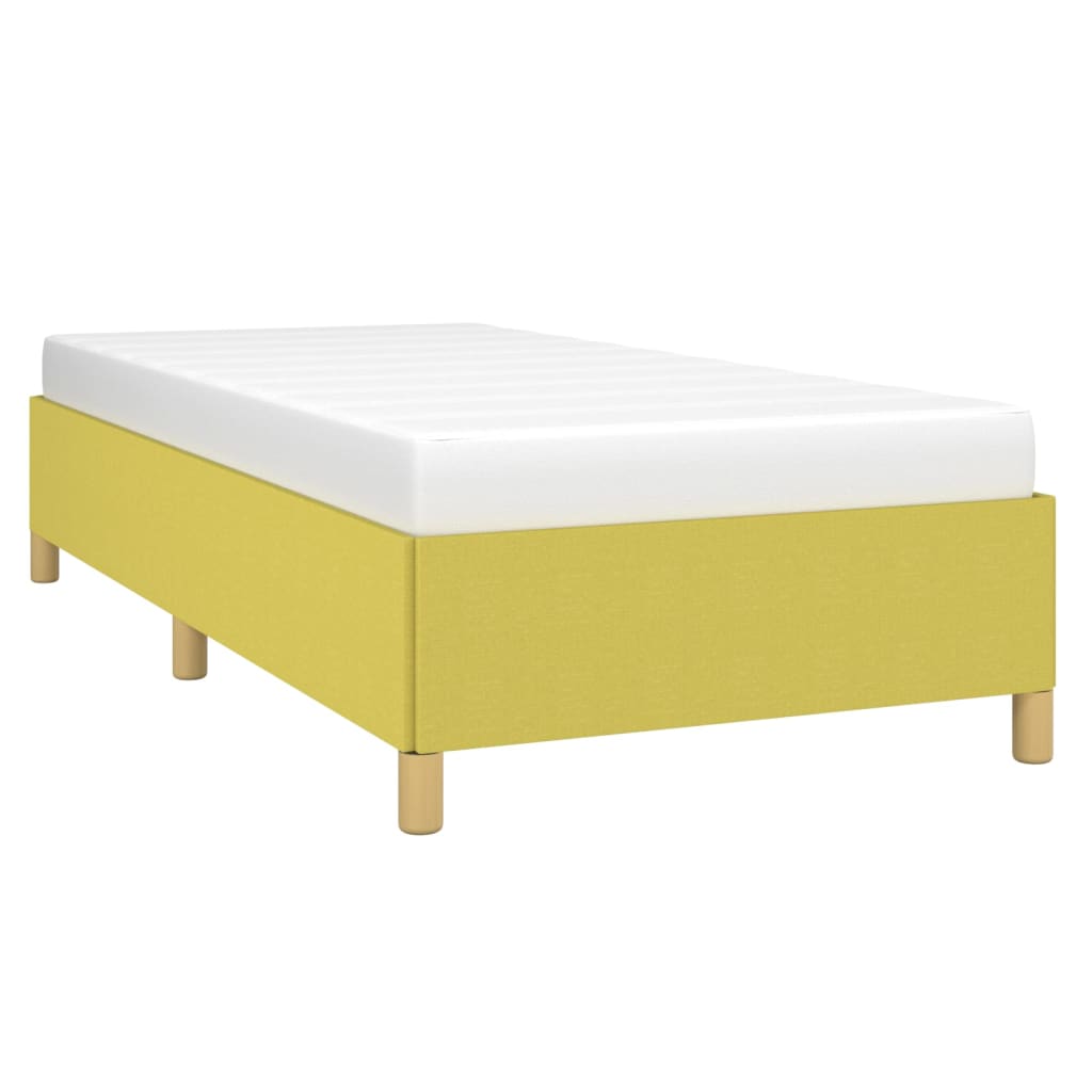 vidaXL Bedframe stof groen 90x190 cm afbeelding