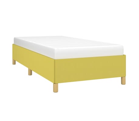 vidaXL Bettgestell Gr&uuml;n 90x190 cm Stoff