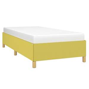 vidaXL Bettgestell Gr&uuml;n 90x190 cm Stoff