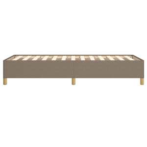 Rám postele bez matrací taupe 90x200 cm textil - obrázek 6
