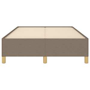 Rám postele bez matrace taupe 120 x 200 cm textil - obrázek 5
