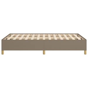Rám postele bez matrace taupe 120 x 200 cm textil - obrázek 6