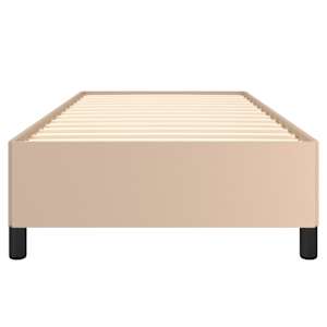 Rám postele bez matrace cappuccino 90x200 cm umělá kůže - obrázek 5