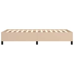 Rám postele bez matrace cappuccino 90x200 cm umělá kůže - obrázek 6