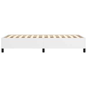 Rám postele bez matrace bílá 100 x 200 cm umělá kůže - obrázek 6
