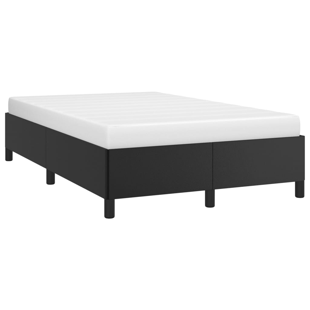 vidaXL Bedframe kunstleer zwart 120x200 cm afbeelding