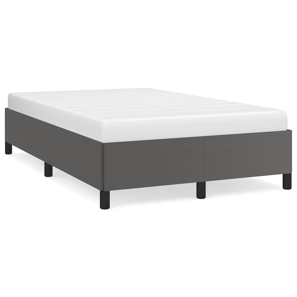vidaXL Bedframe kunstleer grijs 120x200 cm, foto 3