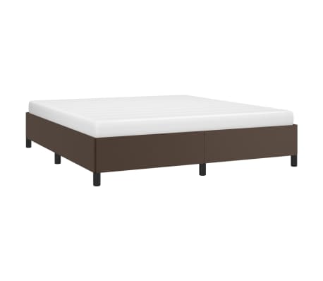 vidaXL Cadre de lit sans matelas marron 160x200 cm similicuir