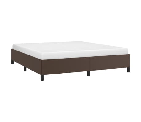vidaXL Cadre de lit sans matelas marron 180x200 cm similicuir