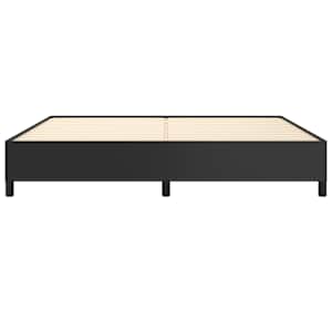 Rám postele černá 200 x 200 cm umělá kůže - obrázek 5