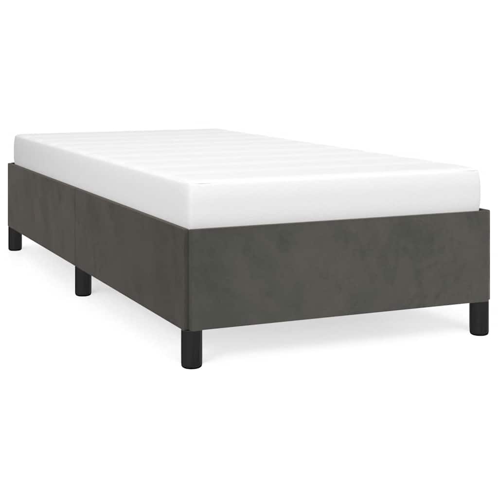 Bed Frame Upholstered Platform Bed with Wooden Slats Support Velvet vidaXL