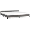 vidaXL voodiraam peatsiga ilma madratsita Hall 200x200 cm