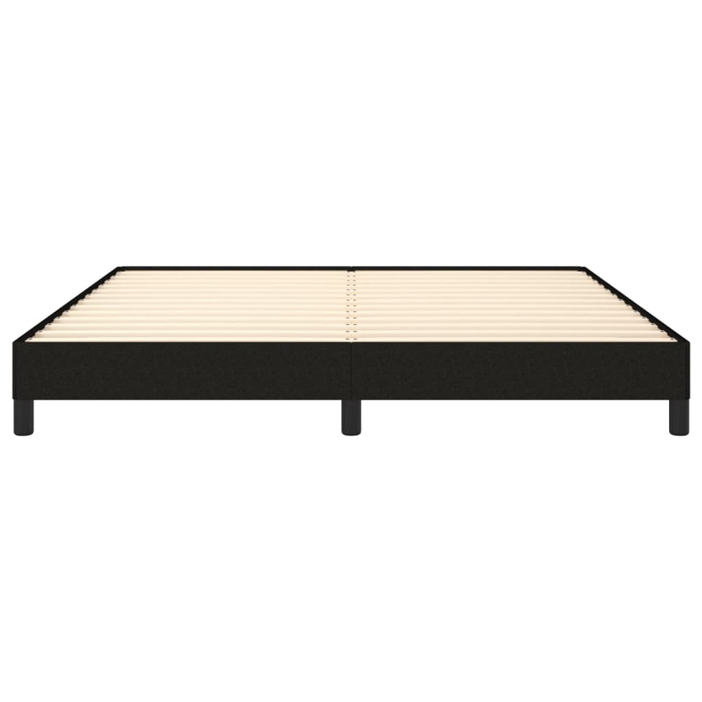 Sengeramme uten madrass svart 180x200cm Super King stoff - Bilde 4