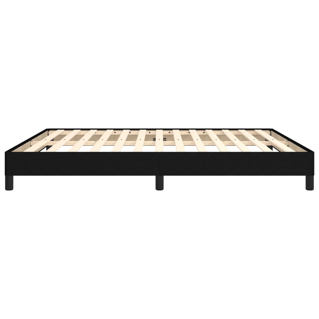 Sengeramme uten madrass svart 180x200cm Super King stoff - Bilde 5