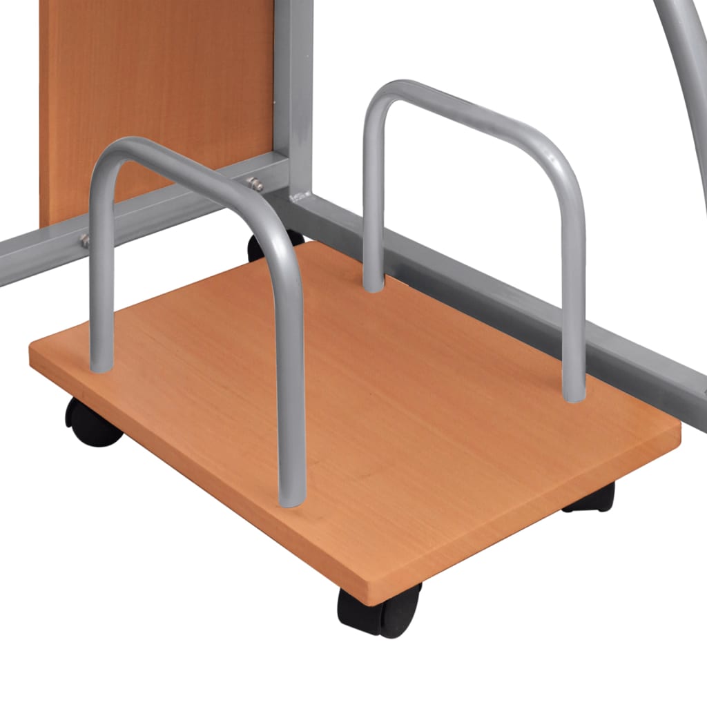 Thumbnail - vidaXL Computertisch Braun 110x52x88,5 cm Holzwerkstoff