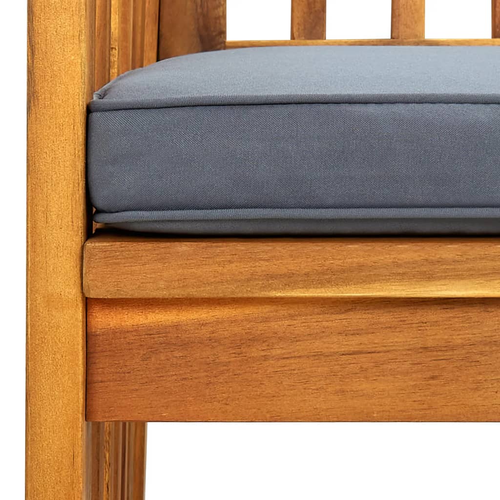Garden Dining Chairs 6 Pcs With Cushions Solid Wood Acacia VidaXL 19 width=274