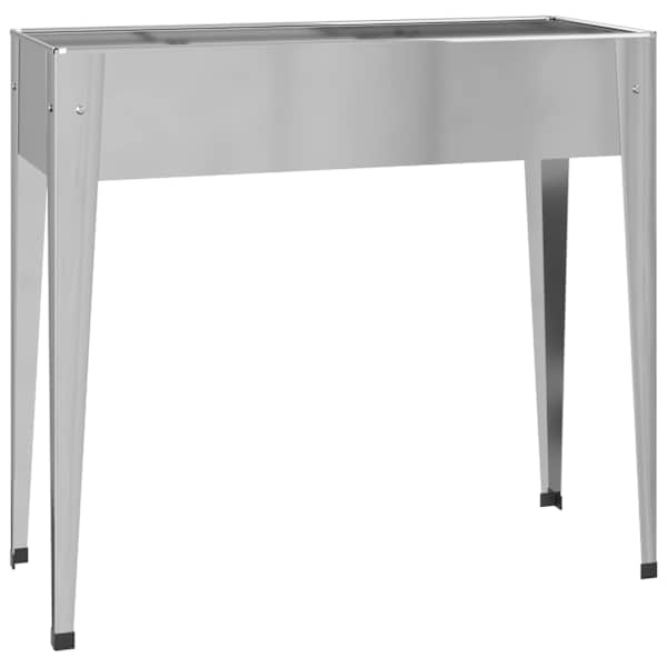 vidaXL aia taimekast, 100,5 x 40,5 x 90 cm, tsingitud teras