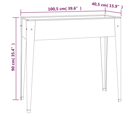 Esschert Design Wandpflanzer Zink - Rund 35x35cm Für Kräuter & Blumen