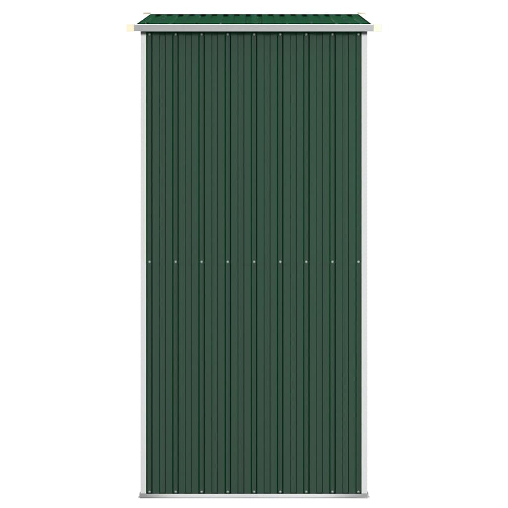 Spacious Galvanized Steel Garden Shed with Lockable Door vidaXL - Picture 25 of 40