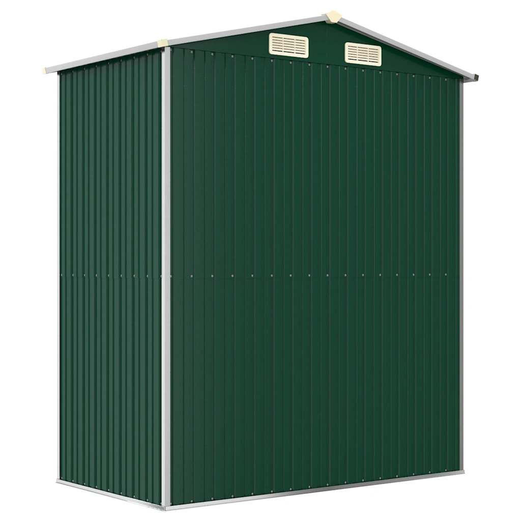Spacious Galvanized Steel Garden Shed with Lockable Door vidaXL - Picture 26 of 40