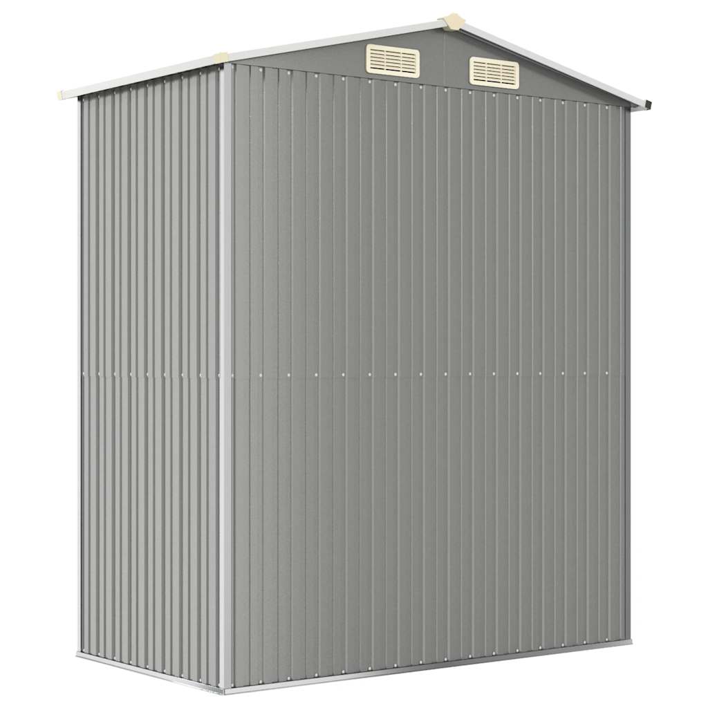 Spacious Galvanized Steel Garden Shed with Lockable Door vidaXL - Picture 40 of 40