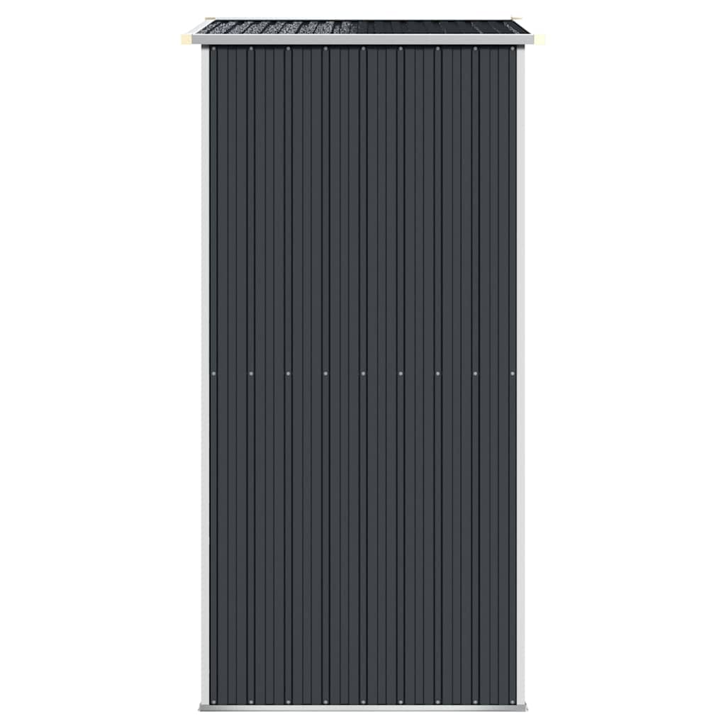 Spacious Galvanized Steel Garden Shed with Lockable Door vidaXL - Picture 11 of 40