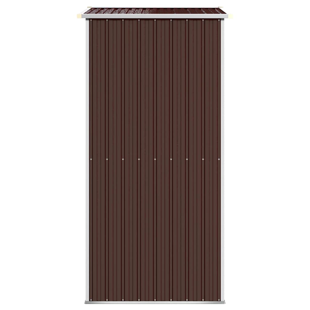 Spacious Galvanized Steel Garden Shed with Lockable Door vidaXL - Picture 18 of 40