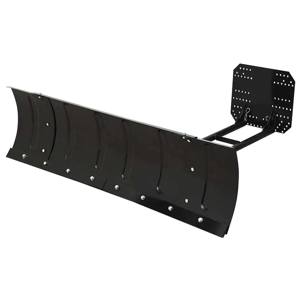 vidaXL Plug de zăpadă pentru ATV, negru, 150 x 38 cm