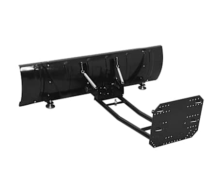 vidaXL Chasse-neige pour VTT 150x38 cm Noir