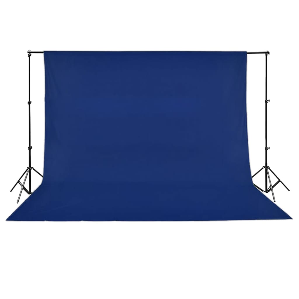 Achtergrond chromakey 500x300 cm katoen blauw