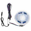 vidaXL LED Ribad LED-ribadega Must 180 cm SMD5050
