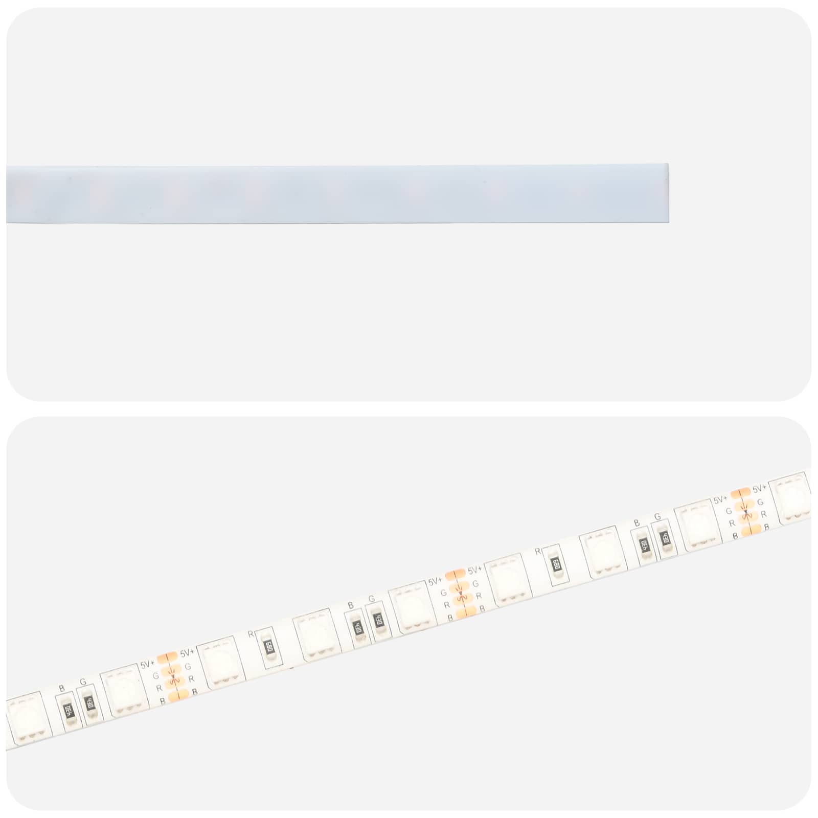 LED лента 2 бр. Черно SMD5050 — изображение 4