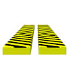 vidaXL nurgakaitsed 2 tk, kollane ja must, 6x2x101,5 cm, PU