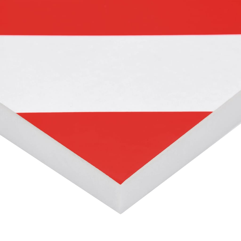 Sienų apsaugos, 6vnt., raudonos ir baltos, 50x20x2cm, EVA putos | Stepinfit.lt