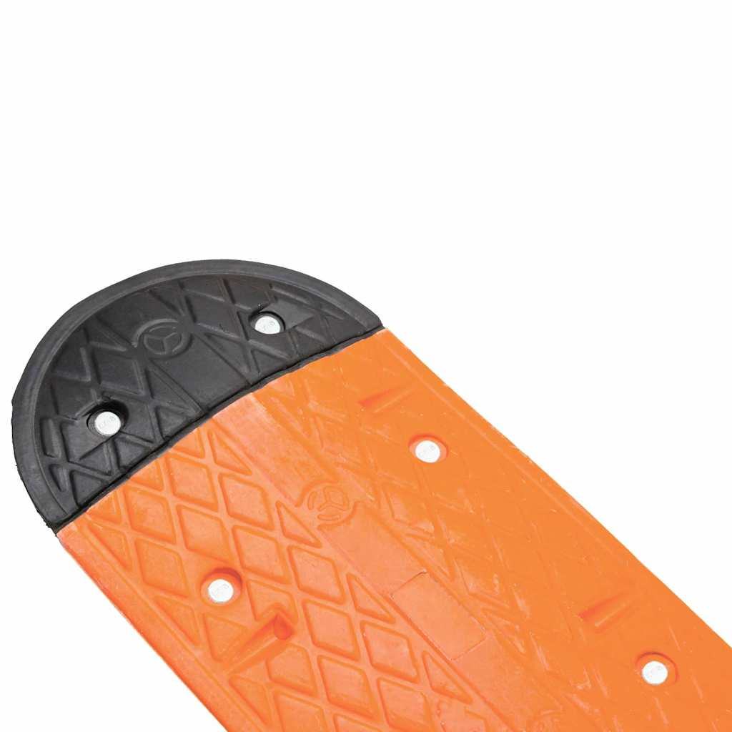 Bodenschwelle Gelb Schwarz Gummi Fahrbahnschwelle mehrere Auswahl vidaXL - Produktbild 5
