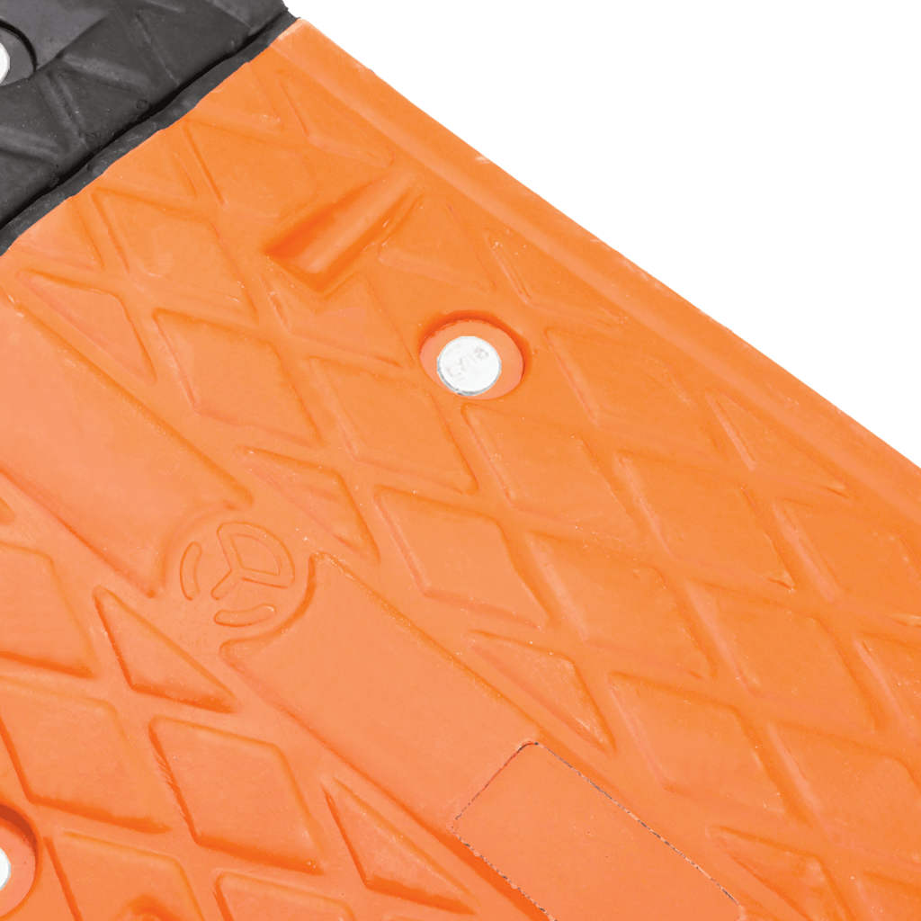 Bodenschwelle Gelb Schwarz Gummi Fahrbahnschwelle mehrere Auswahl vidaXL - Produktbild 6