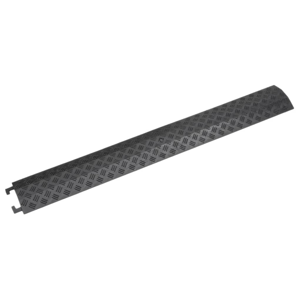 vidaXL Kabelbeschermers drempel 2 st 98,5 cm zwart afbeelding