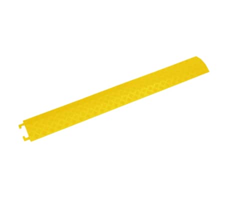 vidaXL Najazdy kablowe, 2 szt., 98,5 cm, żółte