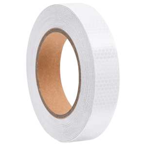 vidaXL helkurteip, valge, 2,5 cm x 20 m, PVC