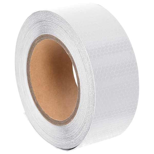 vidaXL helkurteip, valge, 5 cmx20 m, PVC