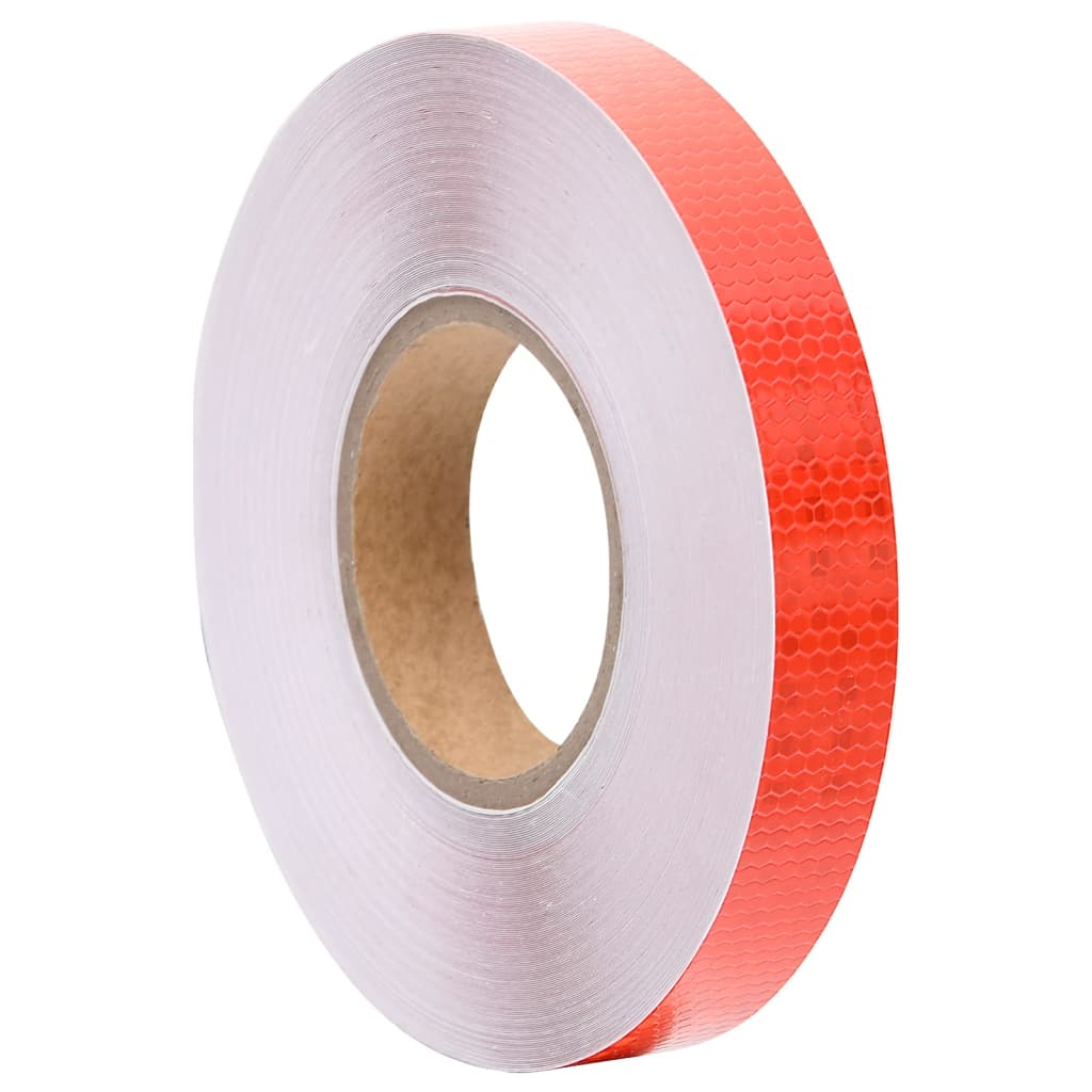 Petrashop  Reflexní páska červená 2,5 cm x 50 m PVC