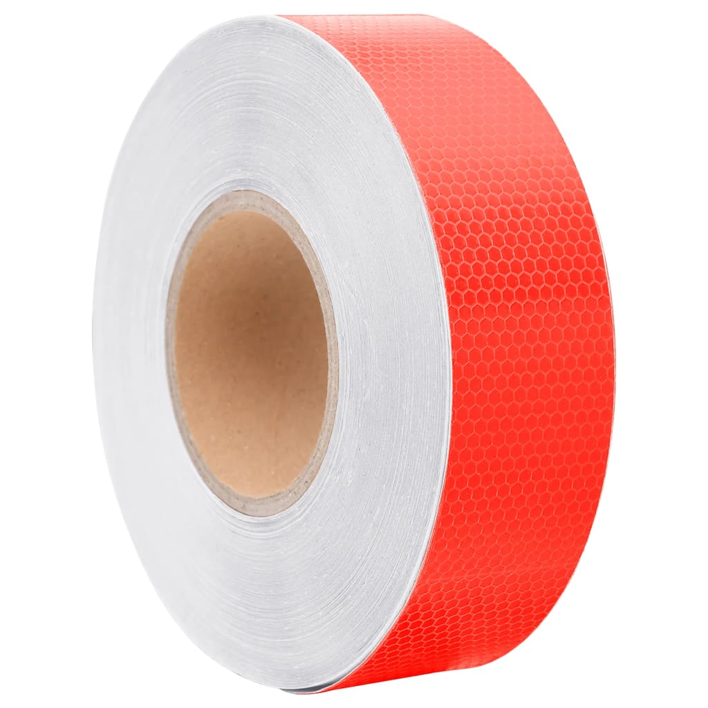 Petrashop  Reflexní páska červená 5 cm x 50 m PVC