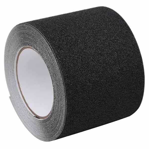 vidaXL libisemisvastane teip, must, 0,1 x 10 m, PVC