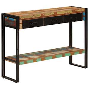 vidaXL konsoollaud, 110x30x76 cm, taastatud puit